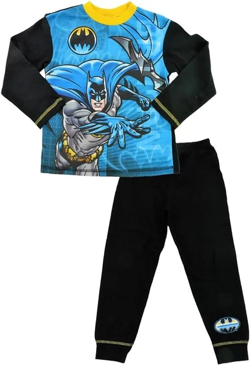 Official Boys Blue Batman Pyjamas