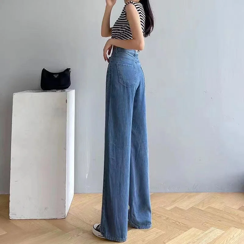 NiDELL: Women’s Vintage Denim Trousers For Summer