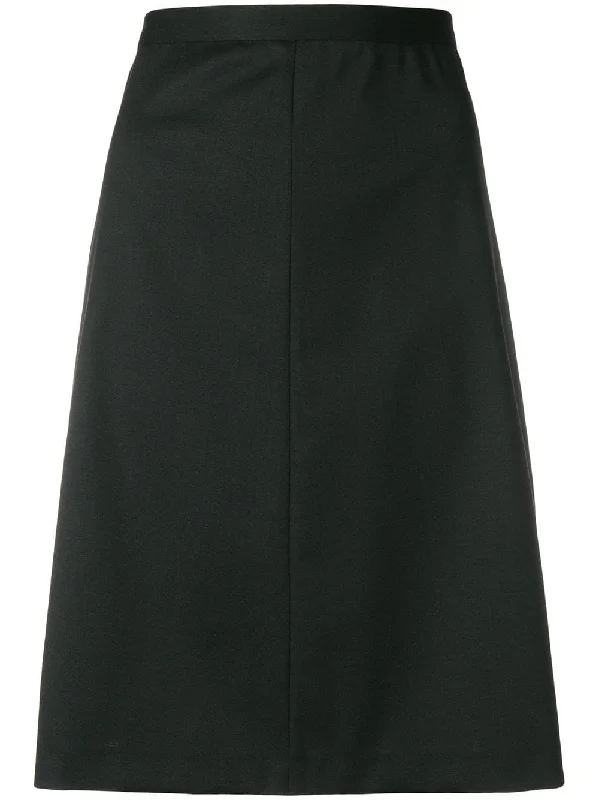 midi a-line skirt