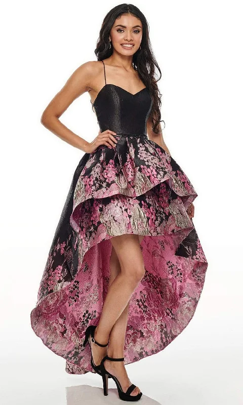 Rachel Allan Prom - 7168 Sweetheart Lace-Up High-Low A-Line Dress